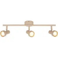 Briloner B.K.Licht Tapp - Opbouwspot - plafondspot (plafondlamp) - 3x GU10 fitting - taupe / beige - 47.5 cm