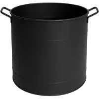 Guillouard Pellet- of Houtblokemmer – 37 Liter – Staal – Zwart
