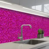 KitchenYeah Keuken achterwand 150x60 cm - Spatscherm zelfklevend Vloeiend - Olie - Roze - Verf - Muurbeschermer - Spatwand fornuis