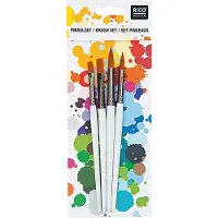 Rico-Design Set kwasten voor acrylverf rond/plat