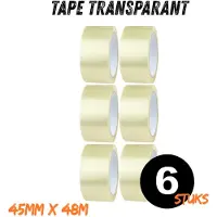 Stolz Transparante Tape 45mm x 48m – Verpakkingstape – 6 Rollen – Sterke Plakband voor Verpakken & Verzenden - Dozentape