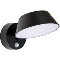 Led's Light LED’S LIGHT Solar Buitenlamp - Draadloos met Bewegingssensor - 350lm 4000K Neutraal Wit - Weerbestendig IP54 Wandarmatuur - Tuinverlichting Gevel - Zwart