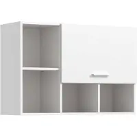 Furnilux Hangkast free wandkast voor badkamer, keuken of bijkeuken, compacte bovenkast -