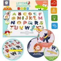 Sarcia.eu Mega Creative - Educatief bord, magnetische letters/dieren, educatief speelgoed, voor vanaf 3 jaar