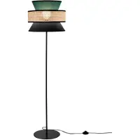 LUCE Design Vloerlamp Gazebo, groen, Woon-/ Eetkamer, Textiel / Stof / Zijde, vloerlamp