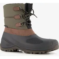 Mountain Peak gevoerde heren snowboots bruin zwart maat 47/48