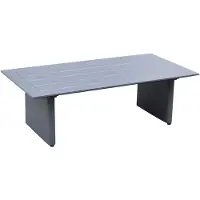 AVH-Collectie Avellino lounge tuintafel 120x61xH40 cm aluminium antraciet