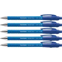 Papermate FlexGrip Ultra Balpen Blauw Medium 0,5 mm 5 Stuks