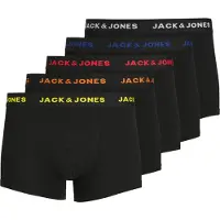 Jack & Jones Boxershorts 'Black Friday' geel / oranje / rood / zwart