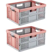 Keeeper keepeer LEA 2x Stabile, professionele inklapbare opbergbox met soft-touch handgrepen, 48,5 x 35 x 23,5 cm