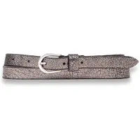 Legend leren riem zilverkleurig female | Maat: 85