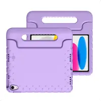IMoshion Kidsproof Backcover met handvat voor de Apple iPad 11 (2025) 11 inch A16 / iPad 10 (2022) 10.9 inch - Lila