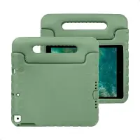 IMoshion Kidsproof Backcover met handvat voor de Apple iPad 6 (2018) 9.7 inch / iPad 5 (2017) 9.7 inch - Olive Green