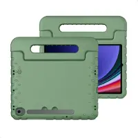 IMoshion Kidsproof Backcover met handvat voor de Samsung Galaxy Tab S11 / S9 11.0 inch / S10 Lite / S10 FE / S9 FE 10.9 inch - Olive Green