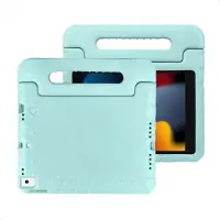 IMoshion Kidsproof Backcover met handvat voor de Apple iPad 9 (2021) 10.2 inch / iPad 8 (2020) 10.2 inch / iPad 7 (2019) 10.2 inch - Soft Blue