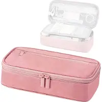 Somstyle Pennen Etui Groot - Pennenzak Voor Kinderen en Volwassenen - Schooletui voor Jongens en Meisjes - Roze