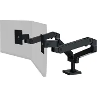 Ergotron 45-686-292 Tafelbeugel voor monitor Aantal monteerbare displays: 2 Display(s) 68,6 cm (27) Zwart In hoogte verstelbaar, Kantelbaar