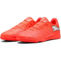 Puma Future 9 Play Zaalvoetbalschoenen (IN) Felrood Zilver Zwart