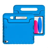 IMoshion Kidsproof Backcover met handvat voor de Apple iPad 11 (2025) 11 inch A16 / iPad 10 (2022) 10.9 inch - Blauw