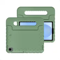 IMoshion Kidsproof Backcover met handvat voor de Samsung Galaxy Tab A11 / A9 8.7 inch - Olive Green