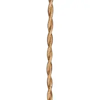 Bailey Textielsnoer gedraaid metallic champagne 2 x 0.75mm², 3 meter