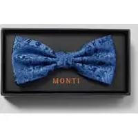MONTI Zijden strik met paisleymotief, model 'Flavio'