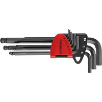 Teng Tools Allensleutelset met bolkop 9 dlg 1,5 tot 10 mm 1499MM