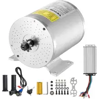 Vevor 2000W elektrische borstelloze DC-motorkit – 48V 4300 RPM motor met verbeterde snelheidsregelaar en gashendelkit voor skelters