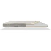 Tuur - Spring Pocketveringmatras 160x220 cm - 7 Zone Ergonomisch Natuurlatex Matras met Biokatoen - Tweepersoons - Afritsbare Wasbare Hoes