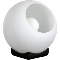 Eth Orb Opal tafellamp 1x E27 opaal glas 20cm / zwart