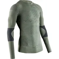 X-Bionic X-Plorer Energizer 4.0 Sportshirt Lange Mouwen Olijfgroen/Antraciet Maat M