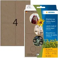Herma Multipurpose-etiketten, 52 x 82 mm, silphie-papier, permanent, om met de hand te beschrijven