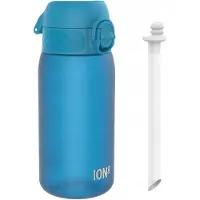 Ion8 Bidon Sportief Blauw 350ml met Rietje - BPA-vrij