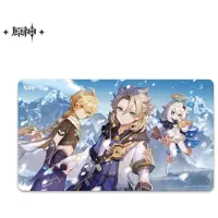 Mihoyo Genshin Impact Tapis de souris Wit Stof en Sneeuwschaduw 70 x 40 cm, Muismat, Wit