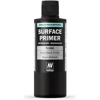 Vallejo Hobbyverf Acrylverf - 74660 Gloss Black - Primer - Acryl Verf flesje - 200 ml