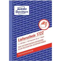 Avery Formulierenboek 'Vrachtbrief', met carbonpapier, A6-formaat.