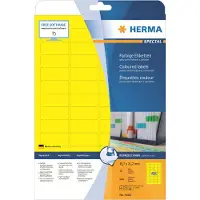 Herma Etiket 4366 A4 45.7x21.2mm verwijderbaar geel
