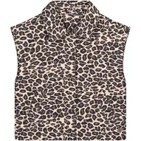 Like Flo gilet bruin Meisjes Polyester Klassieke kraag Dierenprint - maat 134/140