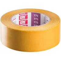 Scley dubbelzijdige tape 48 mm x 10 m - versterkt en duurzaam