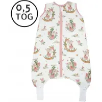 ANKRAS Zomermousseline Slaapzak met Pootjes 86-104 cm 0,5 TREIN Katoen