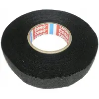 TESA Stoffen Isolatietape Zwart 19mm x 25m