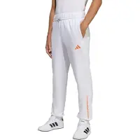 Adidas Sportbroek 'Slogan Fleece' rood / wit
