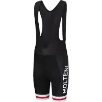Vezuvio Molteni retro fietsbroek kort zwart - XL