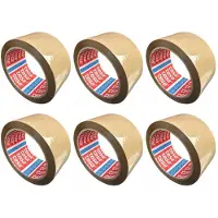 TESA Pakkingstape Bruin 48mm x 66m - Natuurlijk Rubber Solvent