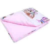 BabyLux Velvet & Katoenen Baby Deken 100x75cm - Zacht & Warm