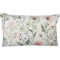 Clayre & Eef Kussenhoes 35x50 cm Beige Polyester