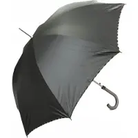 Parasol Automatische paraplu "" metaalkleurig zwart, extra sterk