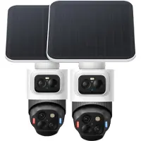 Eufy Security eufyCam S4 2-pack- Beveiligingscamera buiten - triple lens Bullet-PTZ - 4K UHD - 360° Pan & Tilt - auto-tracking - Kleurennachtzicht - compatibel met HomeBase S380