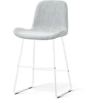 Nolon Nino-Fé barkruk grijs melange - wit onderstel - 65 cm