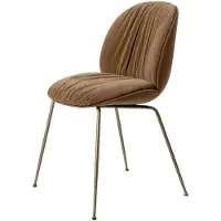 Gubi Beetle Soft Dining Chair Eetkamerstoel Sunday, Dedar (112) | Antique brass
